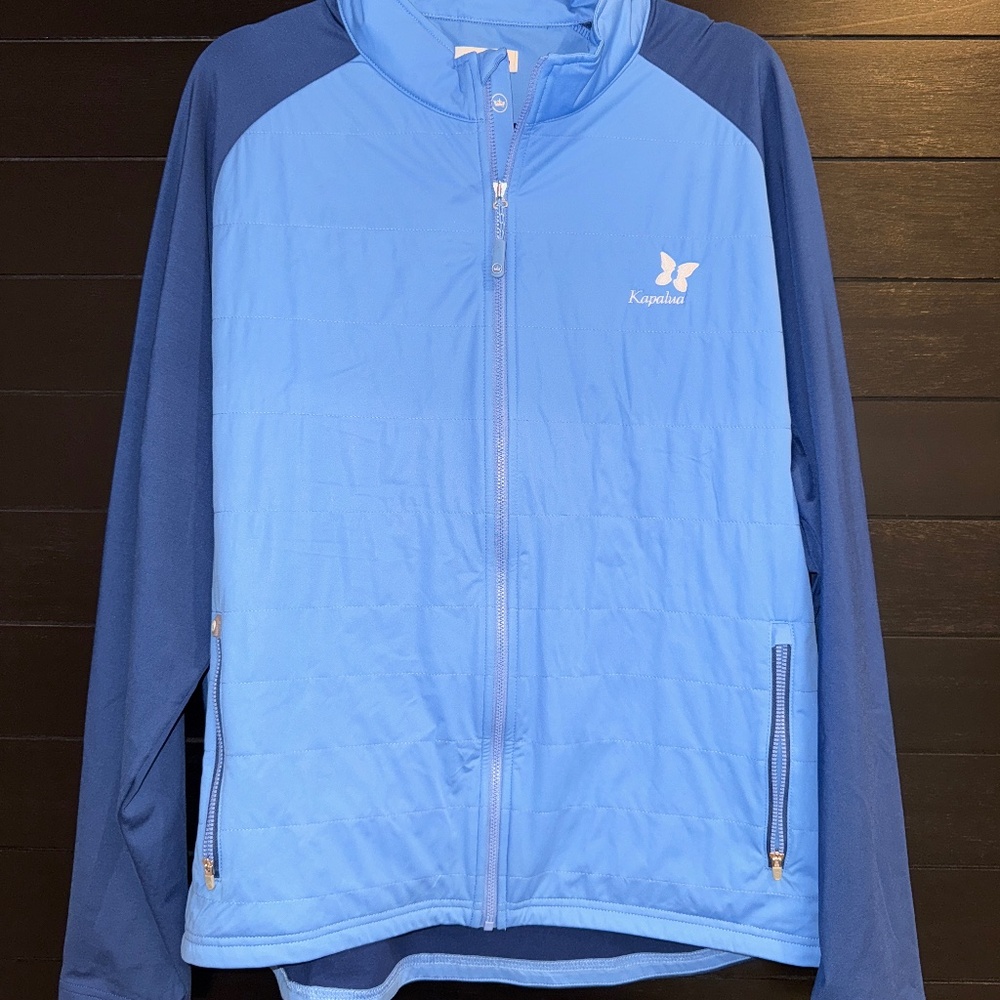 Peter Millar XL Blue Zip-Up Jacket